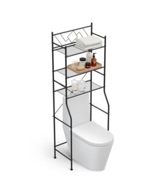 Органайзер для ванной Home Zone Living 3-Tier Over the Toilet с широким основанием