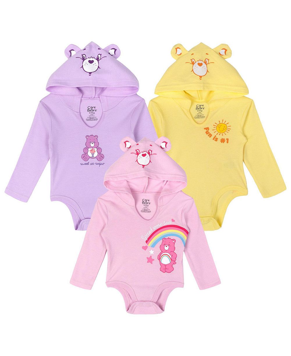 Детский костюм Care Bears с капюшоном для новорожденных