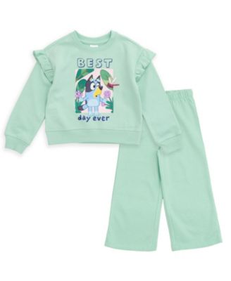 Комплект из свитшота и брюк Bluey для детей 2T-4T