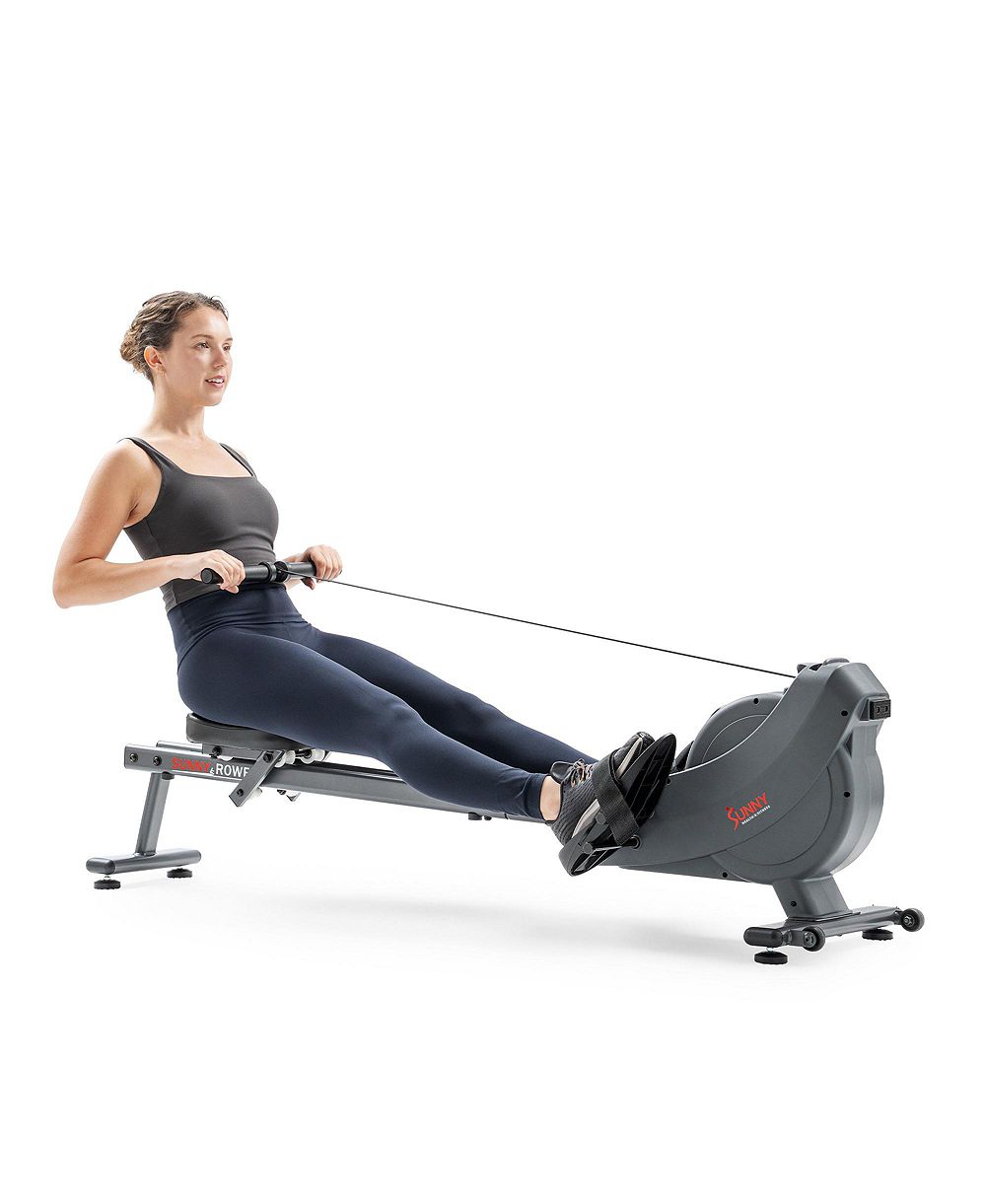 Sunny Health & Fitness Dual Rail Magnetic Rowing Machine