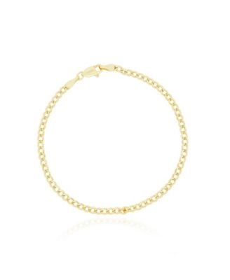 Браслет The Lovery Curb Chain 14K Yellow Gold - 2.5 мм - 9 дюймов