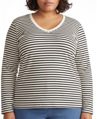 Ecru/black stripe