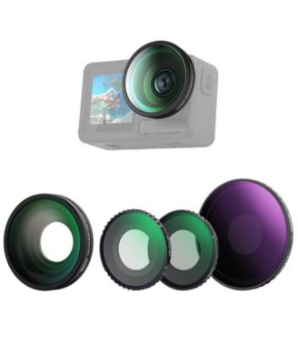 Neewer FL-53 Camera Lens Accessory with 4 in, ND8-32, CPL for select DJI Osmo Action models