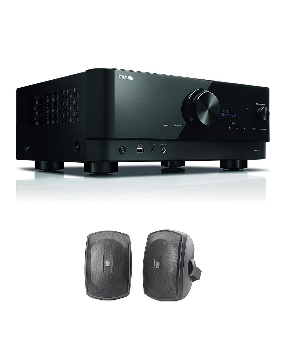 Yamaha RX-V6A 7.2-Channel AV Receiver with Outdoor Speakers