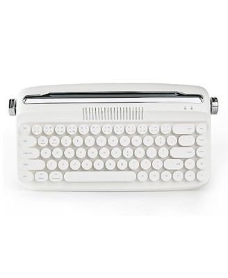 Ретро клавиатура Lamicall Round Keycap Tri-Mode Typewriter Style