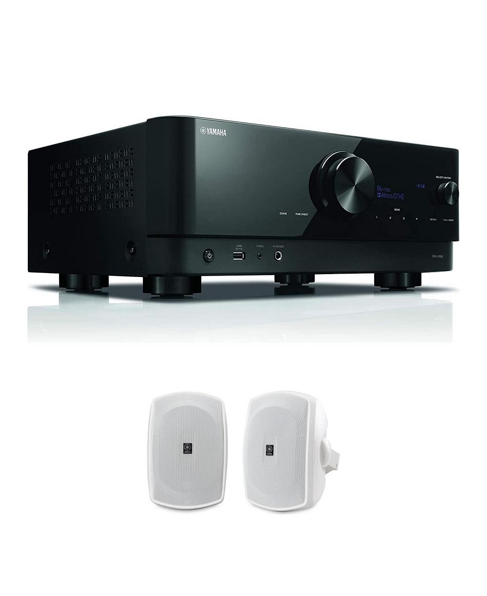 Yamaha RX-V6A 7.2-Channel AV Receiver with Outdoor Speakers