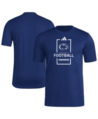 Мужская футболка Adidas Navy Penn State Nittany Lions Football Polyester