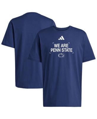Мужская хлопковая футболка Adidas Penn State Nittany Lions Slogan Navy
