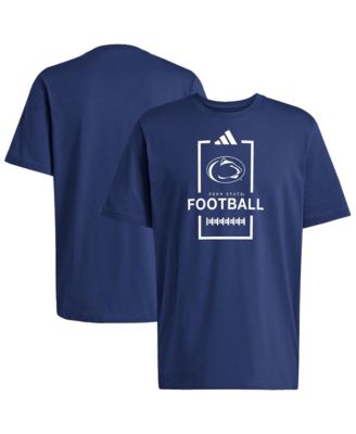 Мужская футболка Adidas Navy Penn State Nittany Lions Football Cotton