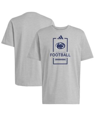 Adidas Мужская хлопковая футболка Gray Penn State Nittany Lions Football