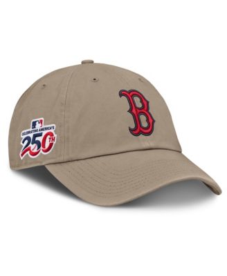 Мужская кепка Nike Khaki Boston Red Sox Celebrating America's 250th Club Adjustable
