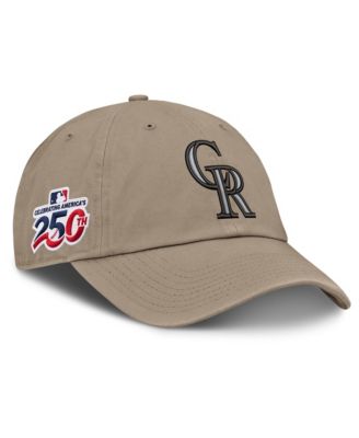 Nike Men's Khaki Colorado Rockies Celebrating America's 250th Club Adjustable Hat