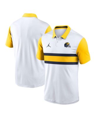 Мужская поло Jordan Michigan Wolverines Athletic Prep Alt Logo Vapor Dri-FIT