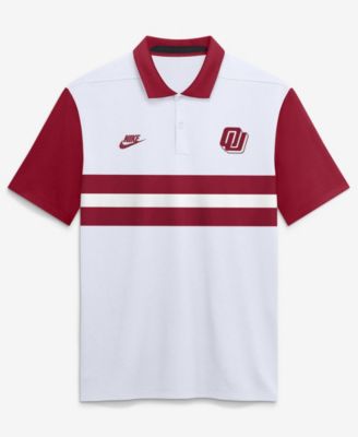 Мужская футболка-поло Nike Oklahoma Sooners Legacy Vapor Logo Dri-FIT White