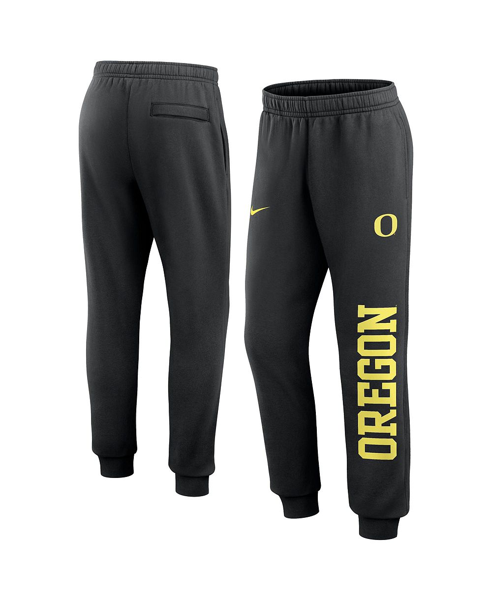 Мужские джоггеры Nike Black Oregon Ducks Primetime Club Fleece