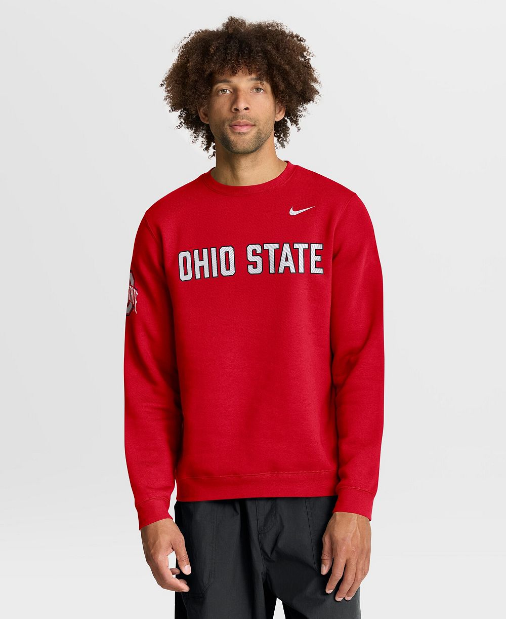 Мужской свитшот Nike Ohio State Buckeyes 2026 Sideline Club