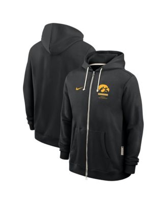 Мужское худи Nike Black Iowa Hawkeyes 2026 Sideline Standard Issue Dri-FIT Full-Zip