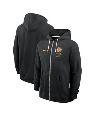 Nike Men's Black LSU Tigers 2026 Sideline Standard Issue Dri-FIT Full-Zip Hoodie