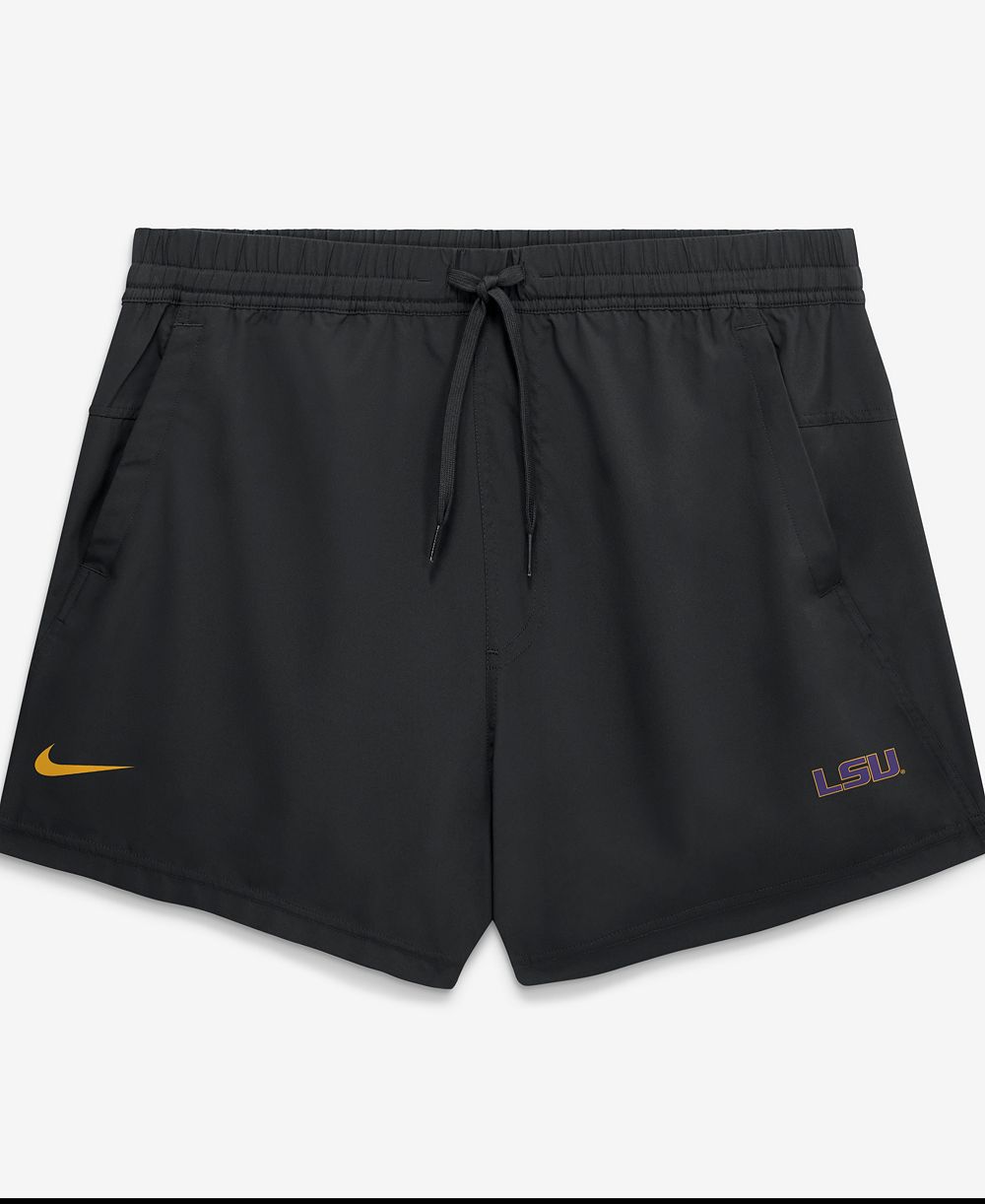 Nike Мужская черная шорты LSU Tigers Primary Logo Form