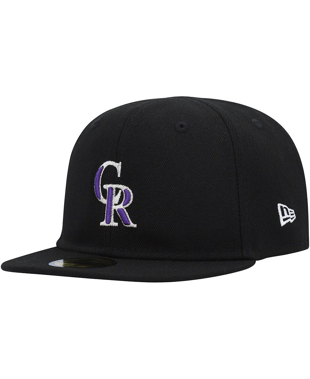 Кепка New Era Baby Boys and Girls Black Colorado Rockies My First 59FIFTY Fitted