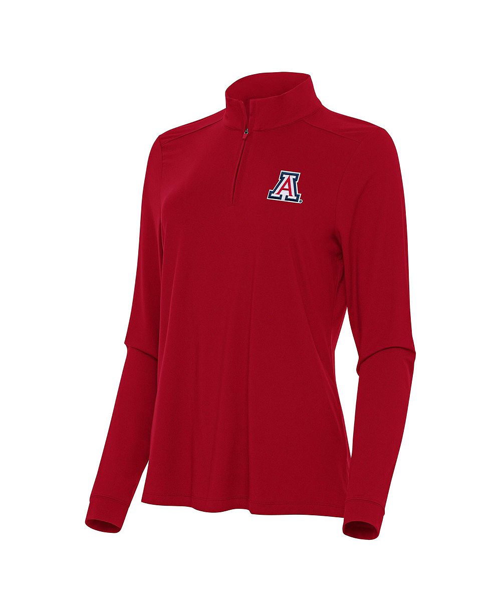 Antigua Женский топ Arizona Wildcats Intent Quarter-Zip, красный