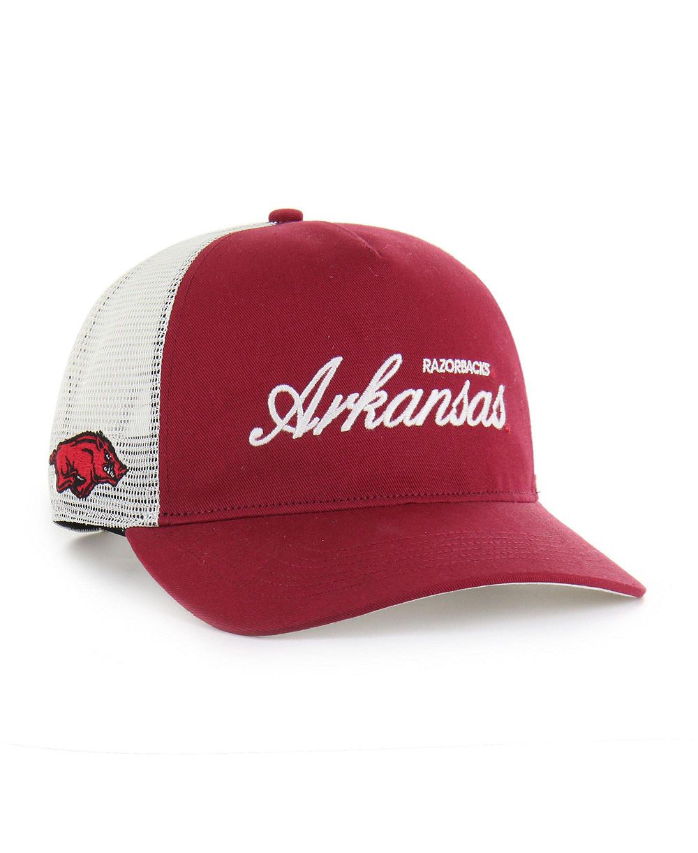 '47 Brand мужская и женская кепка Cardinal Arkansas Razorbacks Contemporary Basics Foundation Trucker Hitch, регулируемая