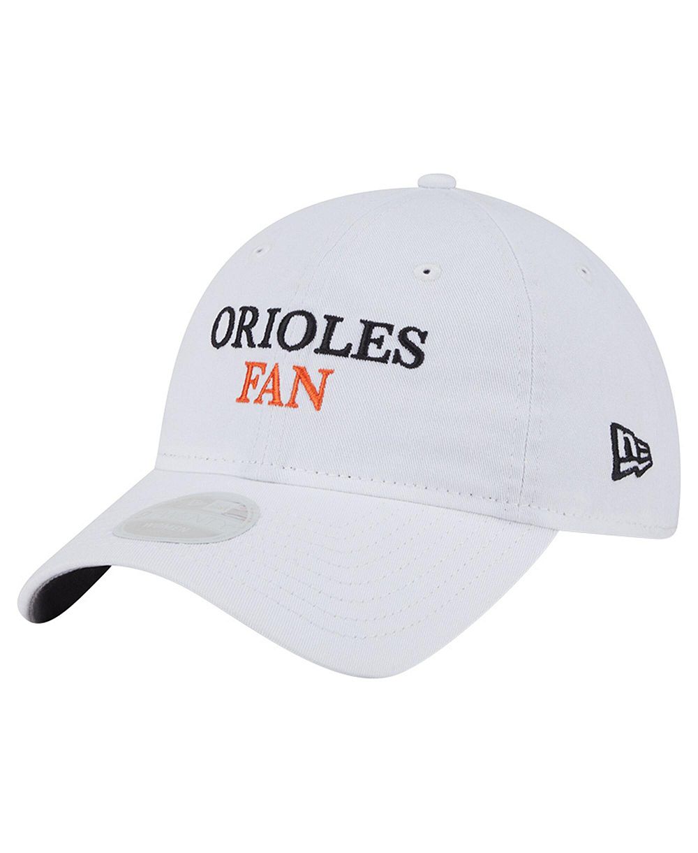 New Era Women's White Baltimore Orioles Team Fan 9TWENTY Adjustable Hat