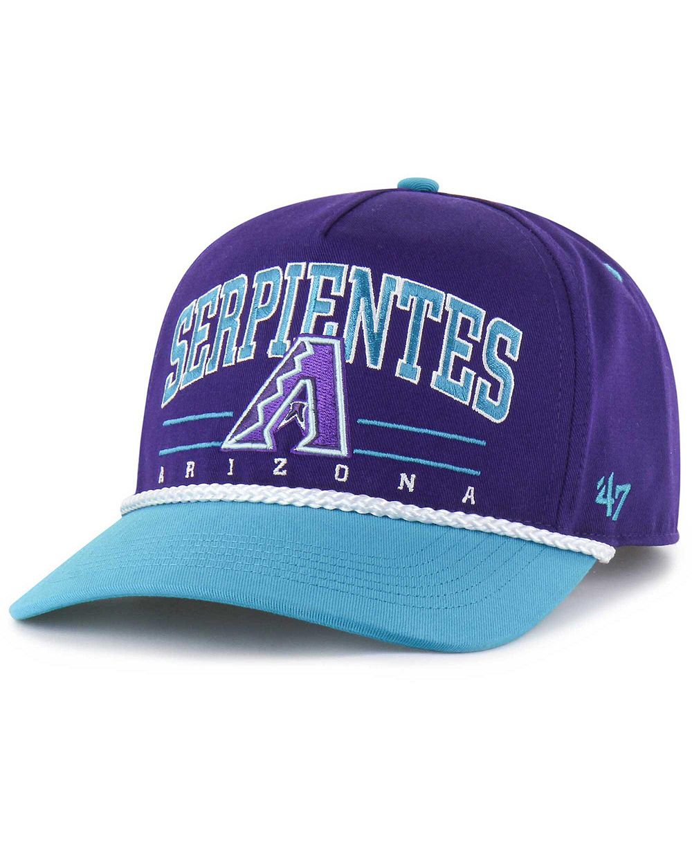 Мужская кепка '47 Brand Purple Arizona Diamondbacks City Connect Roscoe Rope Hitch Adjustable Hat