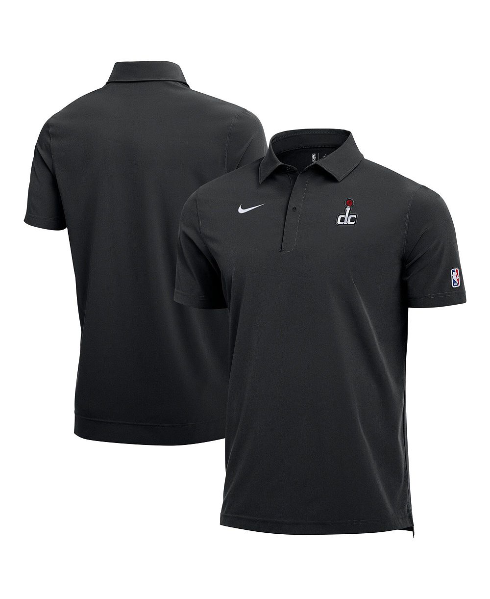 Мужская рубашка-поло Nike Washington Wizards 2025, 26 Authentic Dri-FIT, черная