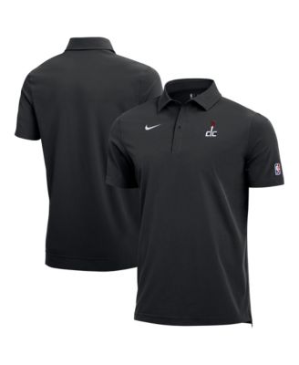 Мужская рубашка-поло Nike Washington Wizards 2025, 26 Authentic Dri-FIT, черная
