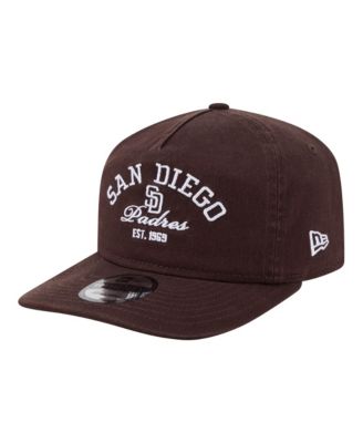 Мужская регулируемая кепка New Era San Diego Padres Stacked 19TWENTY, коричневая
