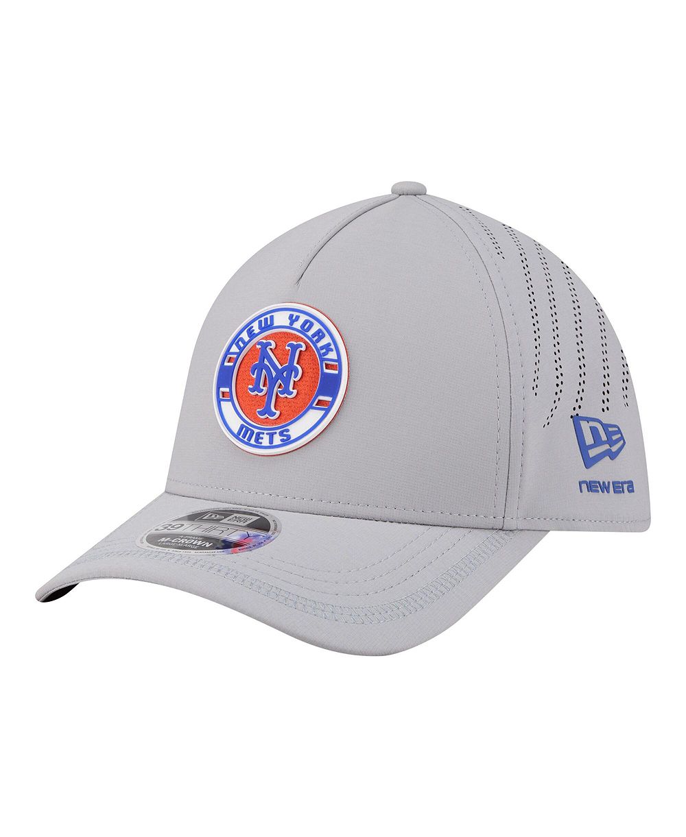 New Era Мужская кепка New York Mets Patch 39THIRTY A-Frame, Gray