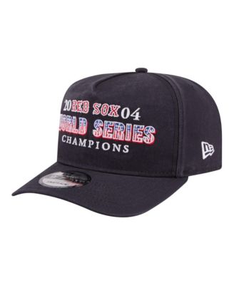 Мужская кепка New Era Navy Boston Red Sox 2004 World Series Champions 9FIFTY A-Frame Snapback