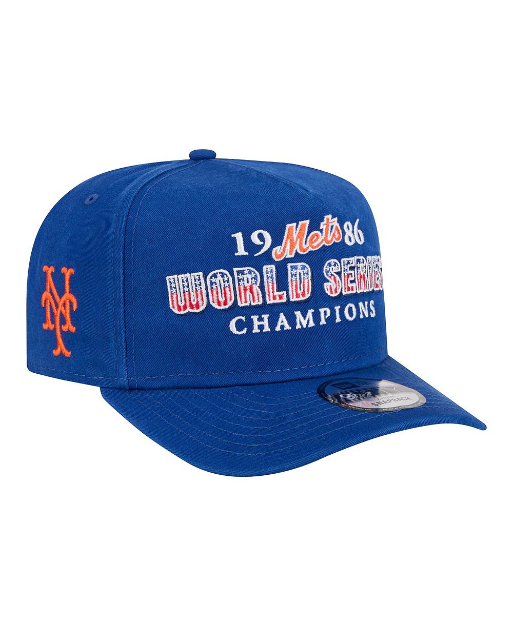 New Era Мужская кепка 9FIFTY A-Frame Snapback с логотипом New York Mets 1986 World Series Champions