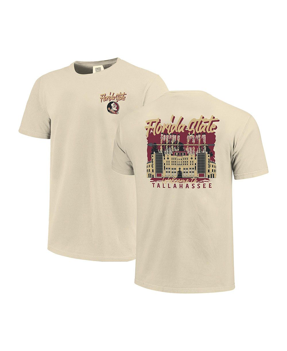 Мужская футболка Image One Florida State Seminoles Comfort Colors с ручным рисунком