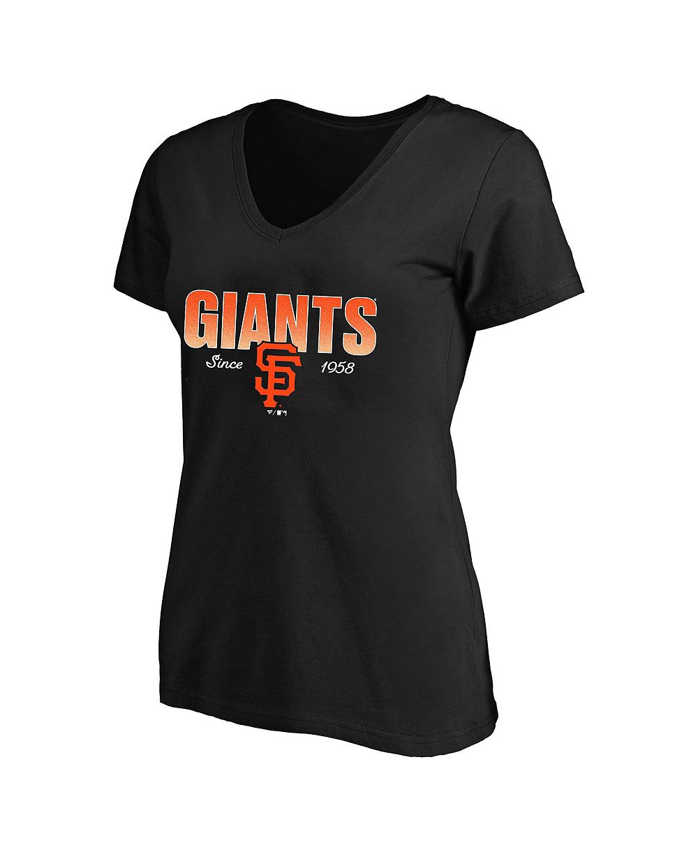 Женская футболка Fanatics Black San Francisco Giants Plus Size