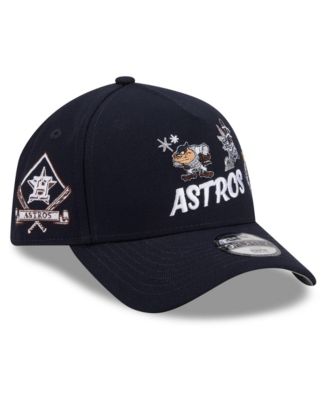 Детская регулируемая кепка New Era Navy Houston Astros Looney Tunes A-Frame 9FORTY
