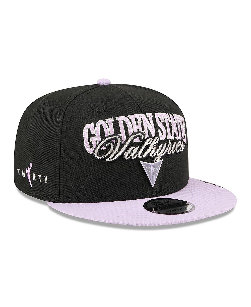 New Era кепка Snapback A-Frame 9FIFTY Eclipse Black/Violet Golden State Valkyries WNBA Tip-Off 2026 для мужчин и женщин