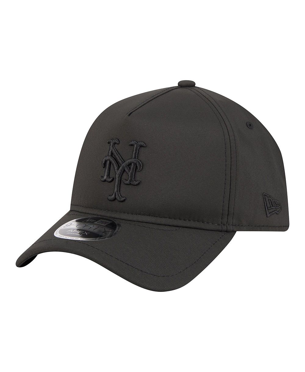 New Era Men's Black New York Mets Injection Apex 9FORTY Adjustable Hat