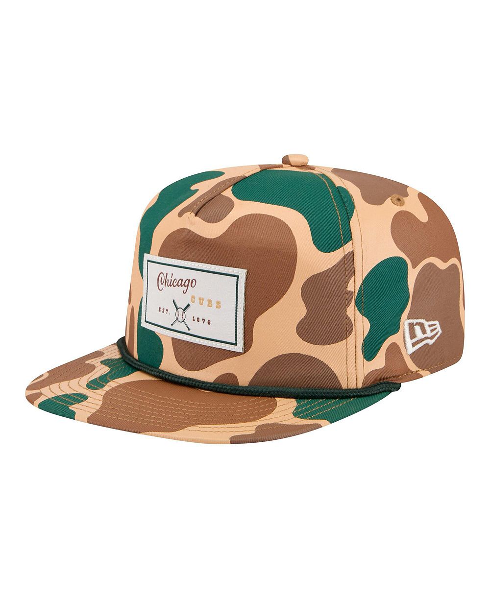 New Era Мужская регулируемая кепка Chicago Cubs Duck 19TWENTY, камуфляж