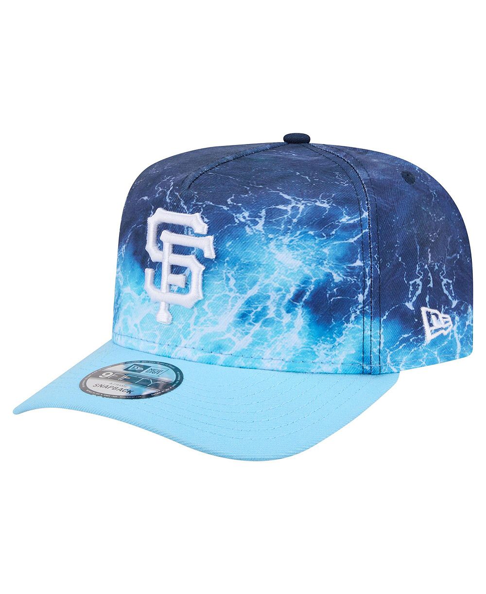 New Era Мужская светло-голубая кепка San Francisco Giants Deep Water Pre-Curved 9FIFTY A-Frame Snapback