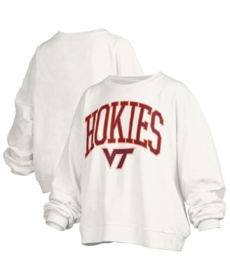 Pressbox Women's Virginia Tech Hokies Janise Fleece-Graphic Sweatshirt