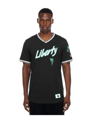 New Era Men's and Women's Black New York Liberty Sport Classics Capsule V-Neck Fashion Jersey