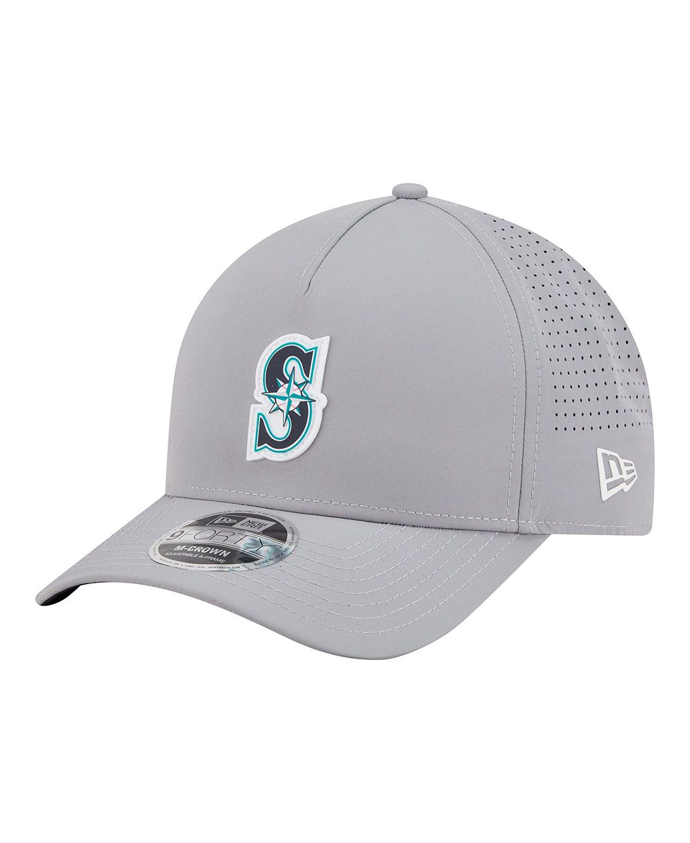 New Era Мужская серая кепка Seattle Mariners Micro Logo 9FORTY M-Crown A-Frame Adjustable Hat
