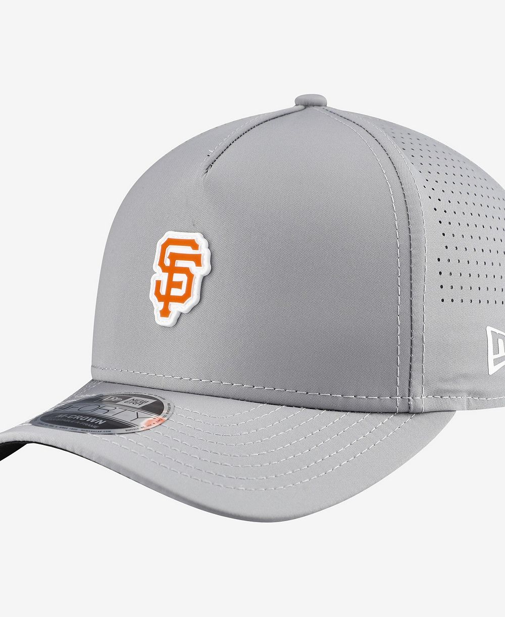 Мужская кепка New Era 9FORTY San Francisco Giants Micro Logo M-Crown A-Frame, серая