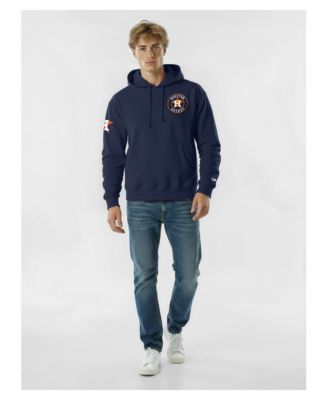 Мужское худи Champion Reverse Weave Chenille для Houston Astros, темно-синий