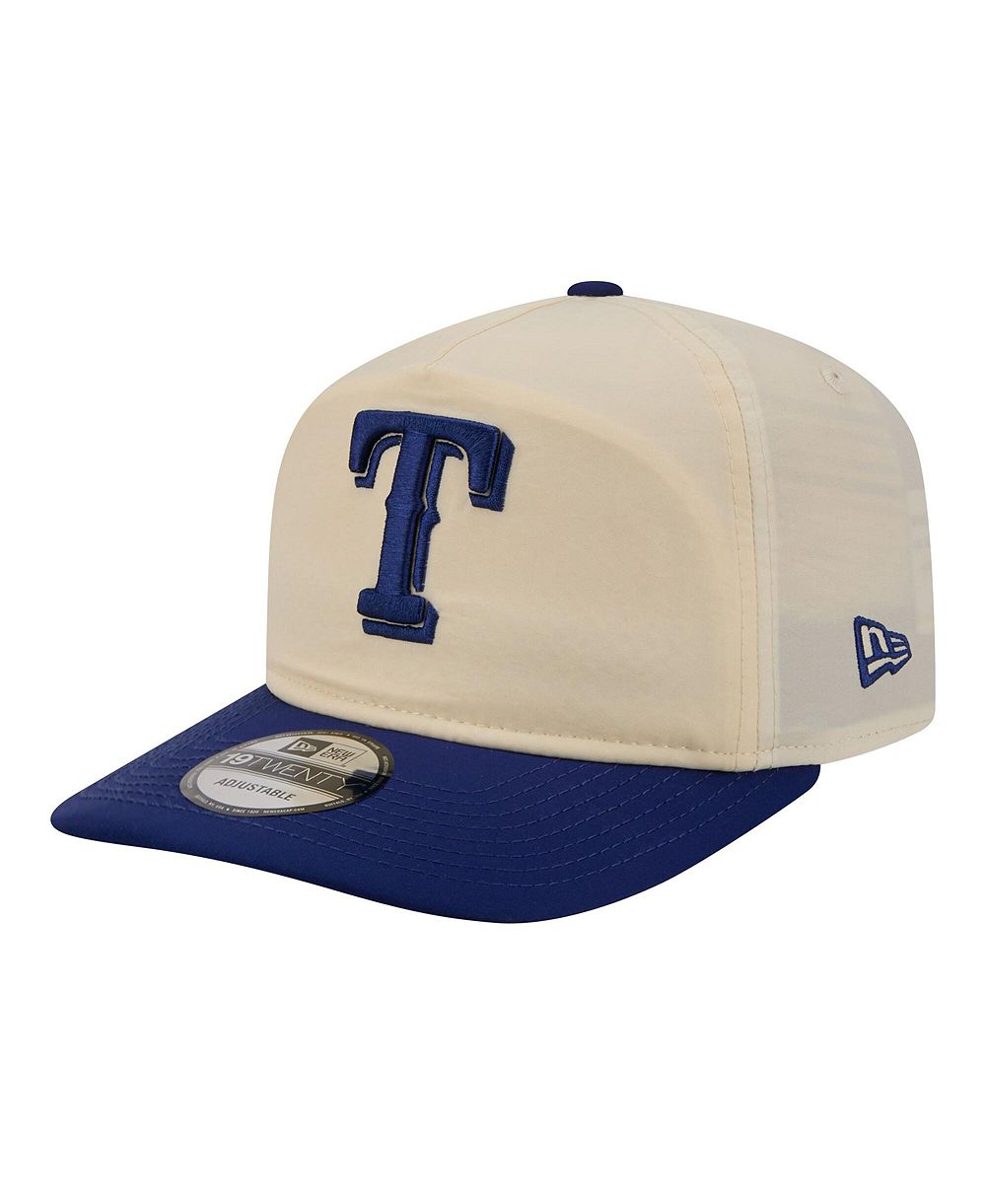 Мужская регулируемая кепка New Era Cream/Royal Texas Rangers Everyday 19TWENTY