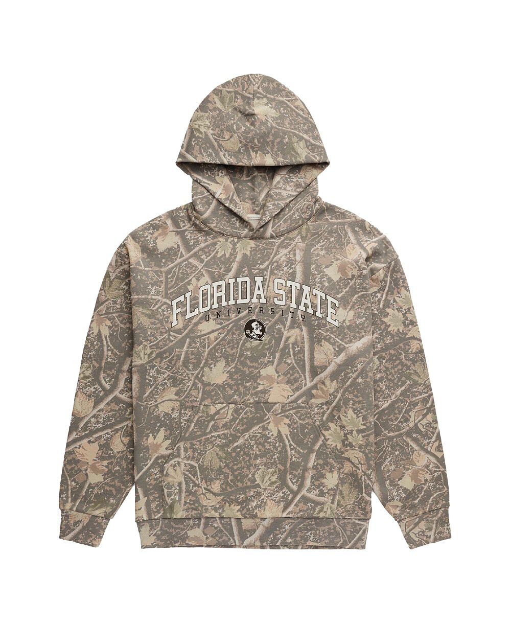 Мужское худи Uscape Apparel Camo Florida State Seminoles Back Bay Fleece