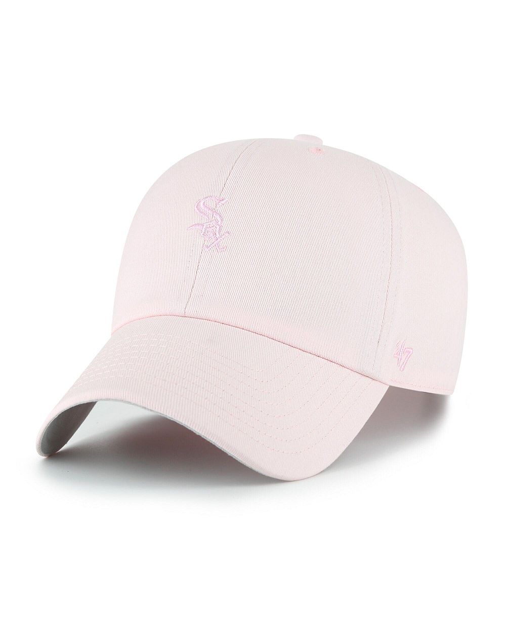 Мужская и женская кепка '47 Brand Light Pink Chicago White Sox Pastel Clean Up Adjustable