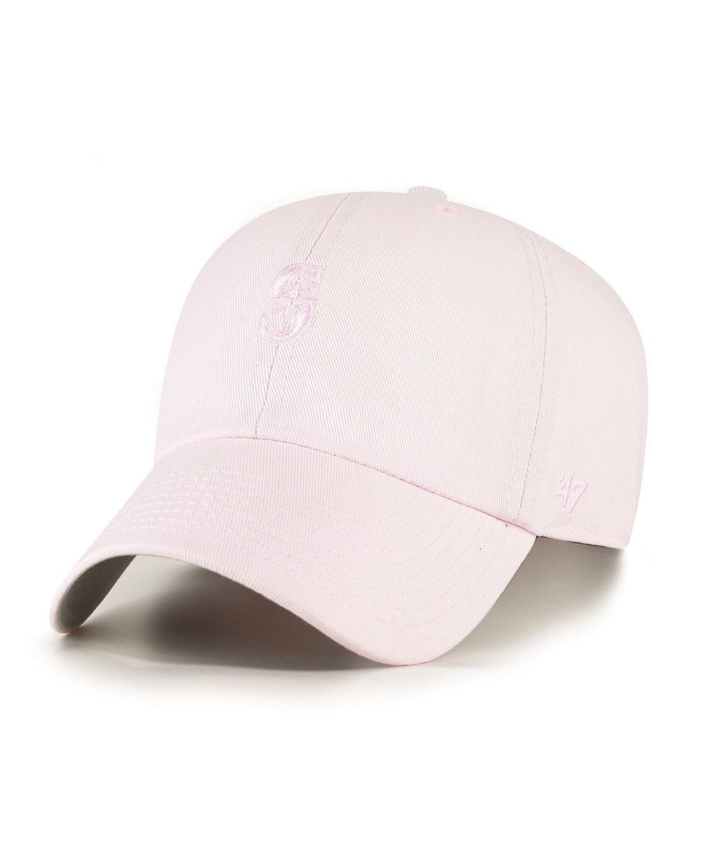 Регулируемая кепка '47 Brand Seattle Mariners Pastel Clean Up Light Pink для мужчин и женщин